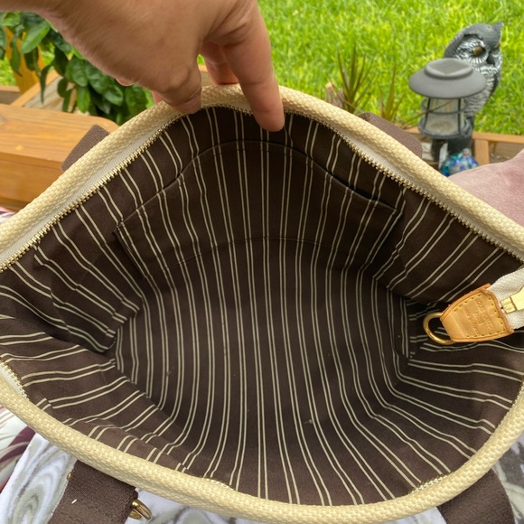 COPY - Louis Vuitton Tote Bag Cabas MM Ecru Cream Antigua - Picture 6 of 15